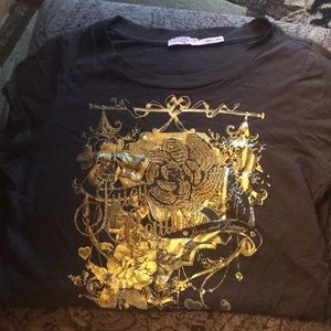 Juicy couture  y2k sz m brown long tee